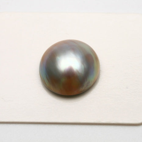 マベ真珠パールルース 14mm ブルーブラウンカラー e0525ml04 – eiho pearl