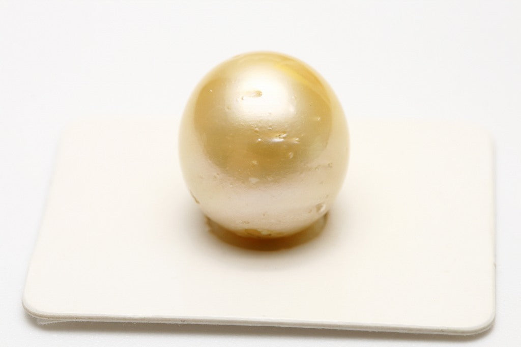 南洋白蝶真珠パールルース　13mm　ナチュラルゴールドカラー - 1