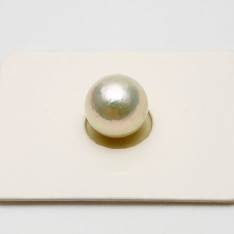 アコヤ真珠パールルース　9.5-10.0mm　無調色　ホワイトピンクカラー　e0802al01