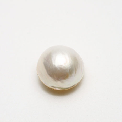 マベ真珠パールルース　15mm　ホワイトカラー　f0703ml01