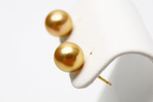 画像をギャラリービューアに読み込む, アコヤ真珠パールピアス　7.0-7.5mm　ゴールドカラー　K18製

