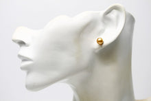 画像をギャラリービューアに読み込む, アコヤ真珠パールピアス　シングルデザイン　7.0-7.5mm　ゴールドカラー　K18製
