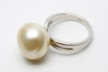 画像をギャラリービューアに読み込む, 南洋白蝶真珠パールリング【指輪】　14mm　クリームカラー - eiho pearl
